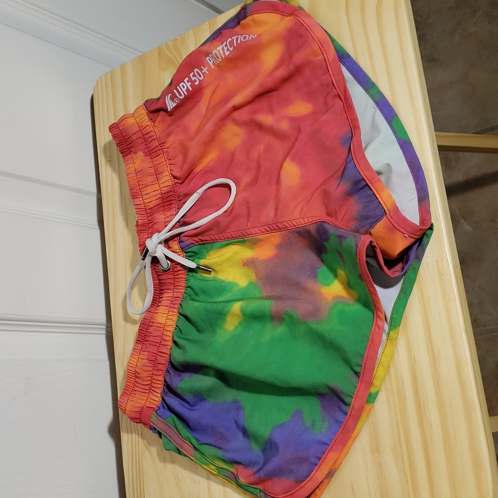 UPF 50+ Protection tie dye shorts